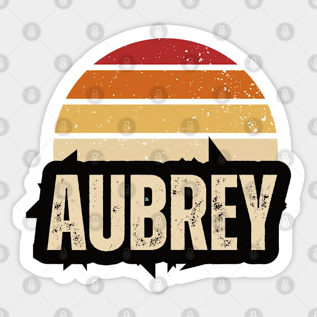 Aubrey Sticker by Creatifly Graphic Tees